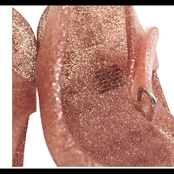 BABYGAP TG Jelly Sandals/Shoes Rose Gold Girl Size 9 - Picture 8 of 9